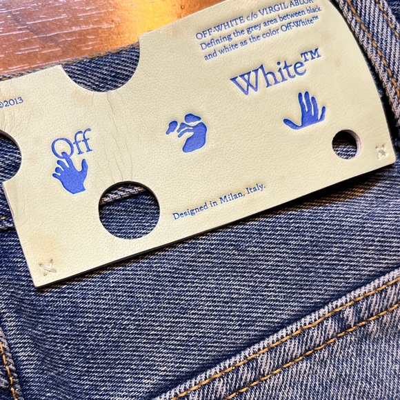 OFF-WHITE C/O VIRGIL ABLOH DENIM MINI SKIRT - Picture 3 of 11